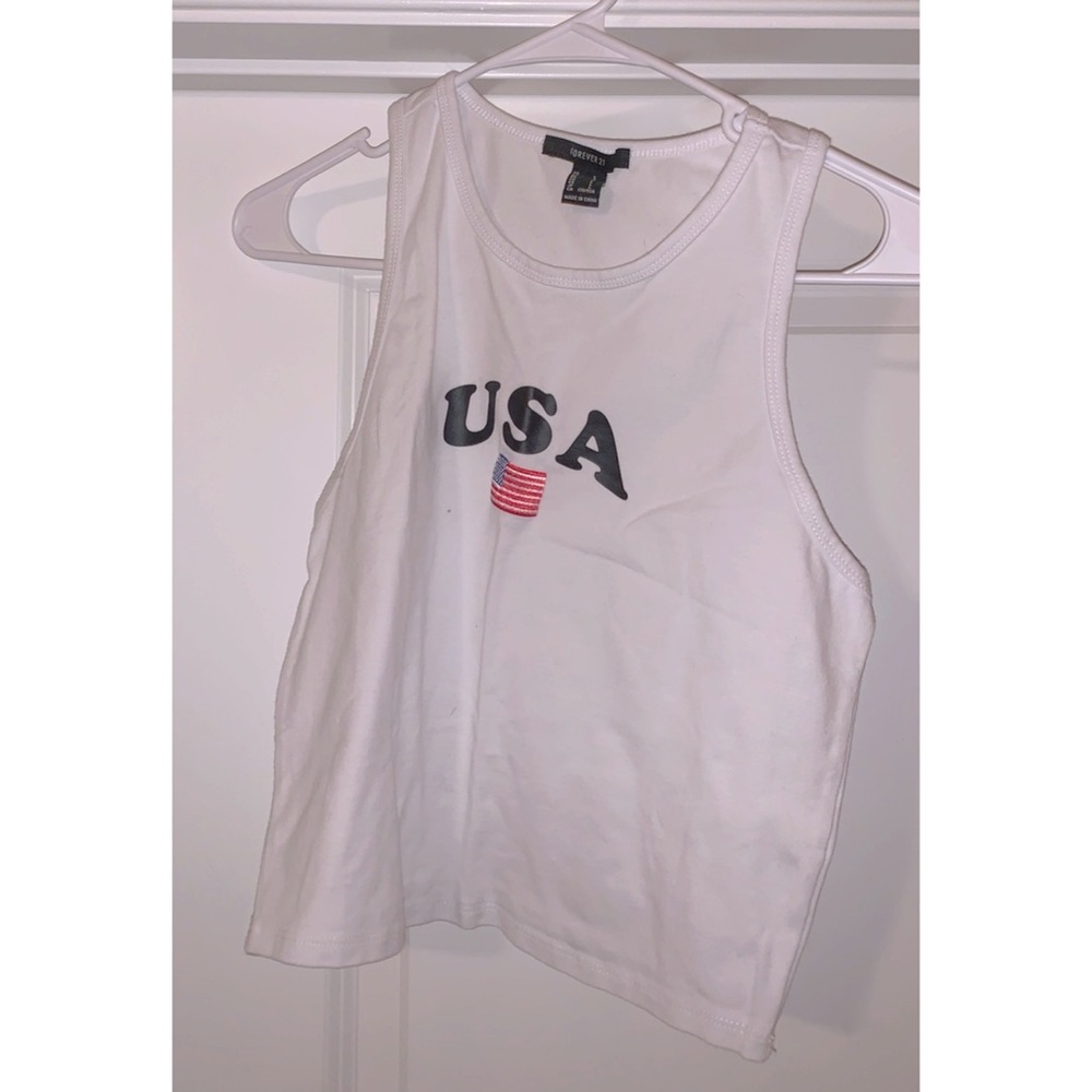 USA Embroidered Tank